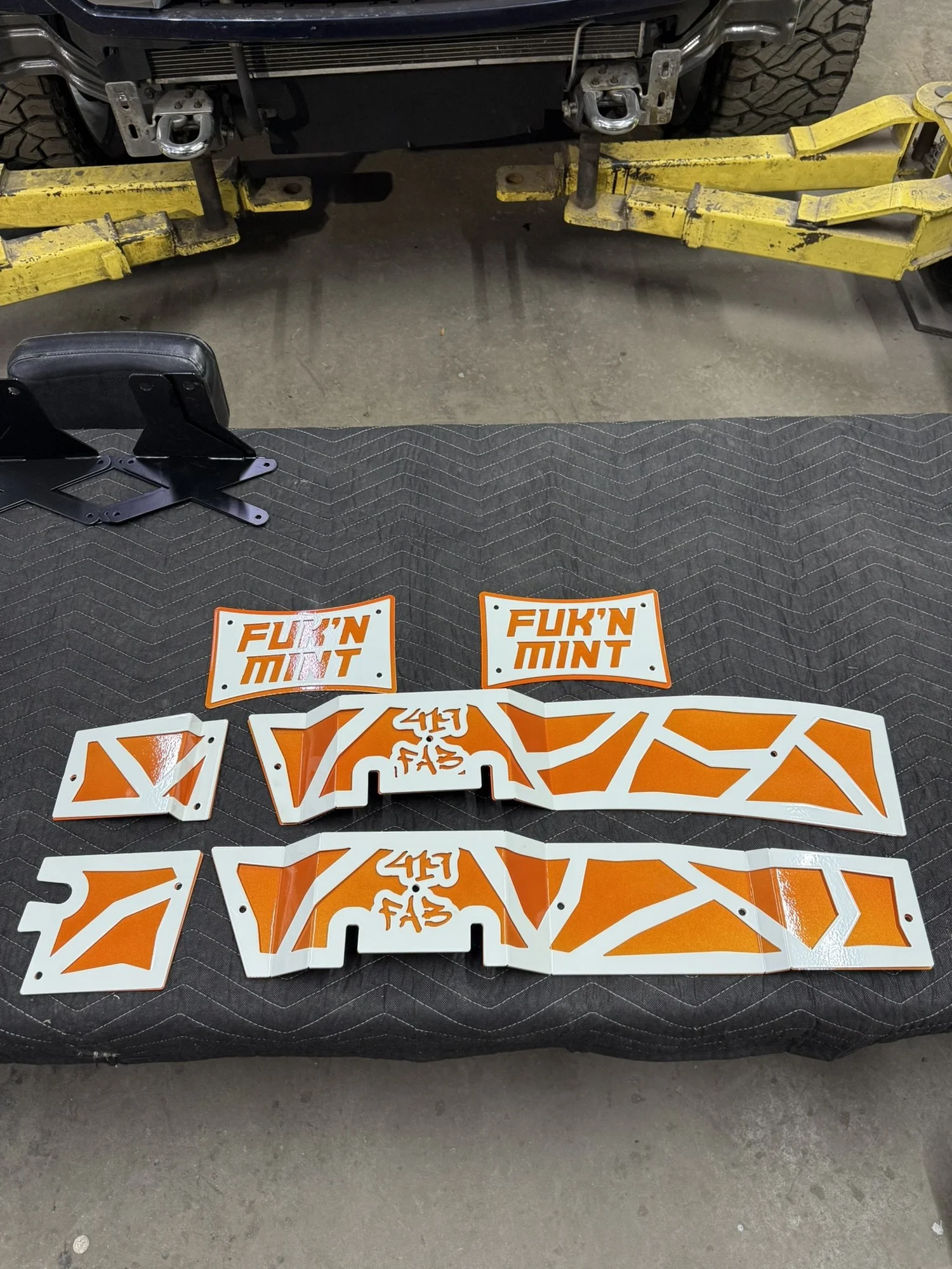 07-21 Toyota Tundra Rear Frame Overlays — 419 Fab